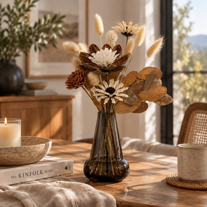 Rustic Dried Flower Vase Set
