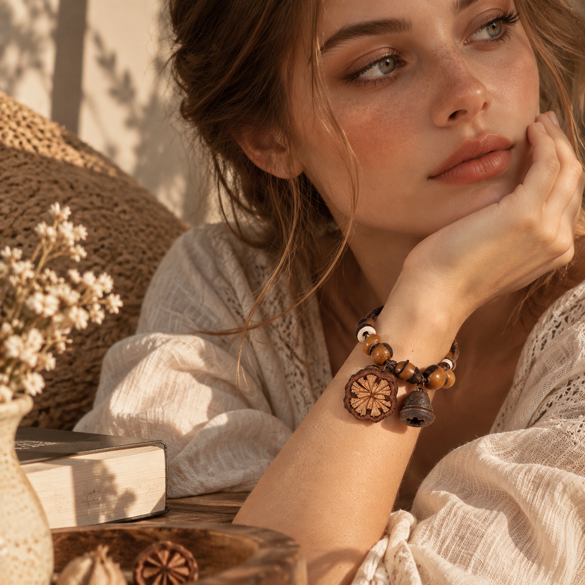 Natural Herbal Charm Bracelet
