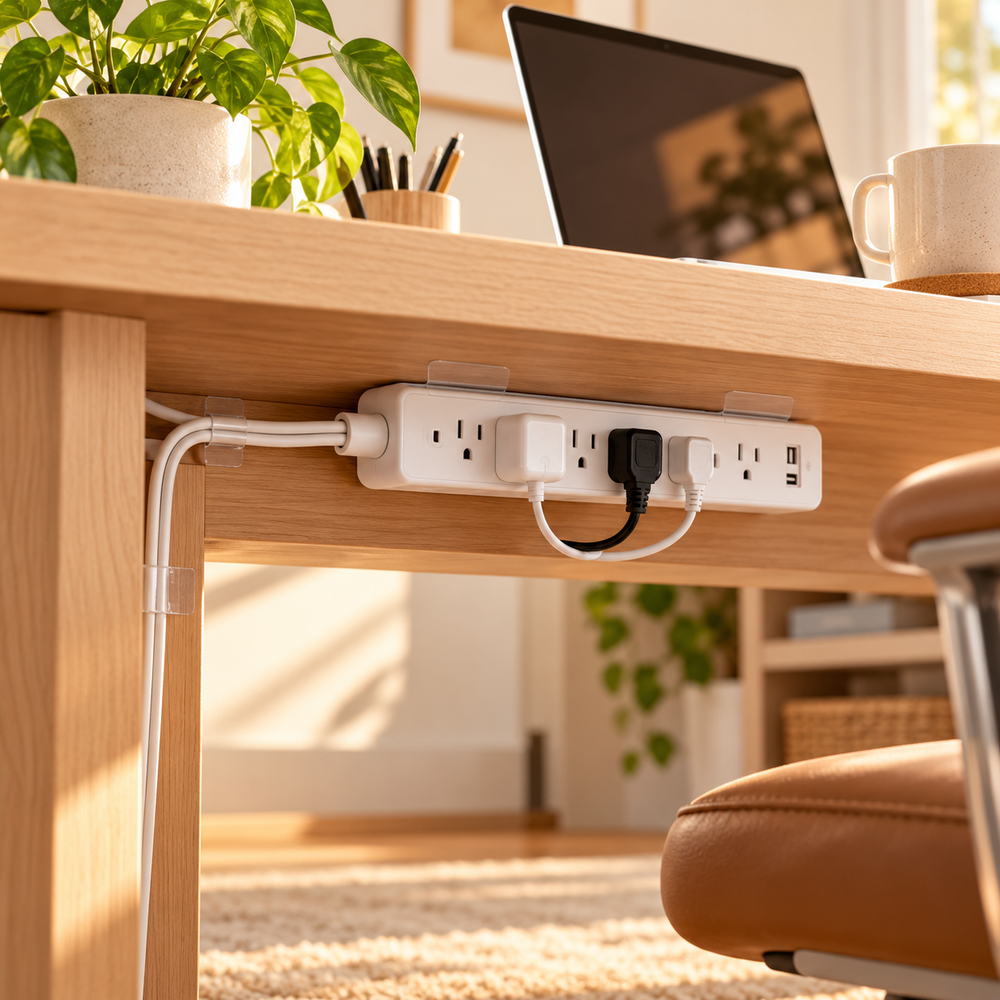Get the Power Strip Off the Floor.
