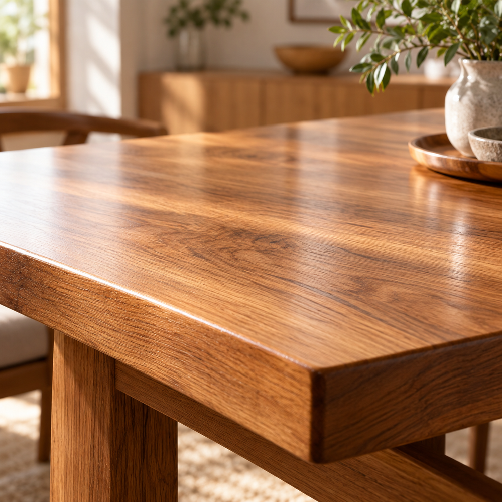 Sealed wood surface illustration