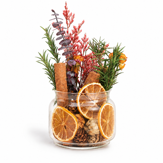 Dried Flower Vase Kit with Essential Oil